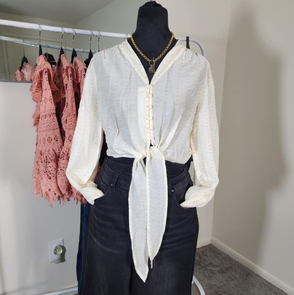 long sleeves crop top